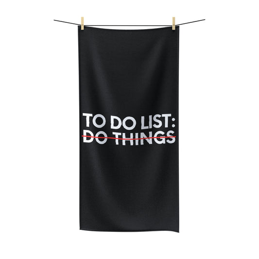 Funny Saying To Do List Do Nothing Dinner Women Men Joke Husband To Do List Do Nothing Christmas  Polycotton Towel