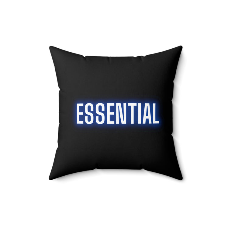 Vintage Essential Worker Retro Frontliners Acknowledgement Spun Polyester Square Pillow