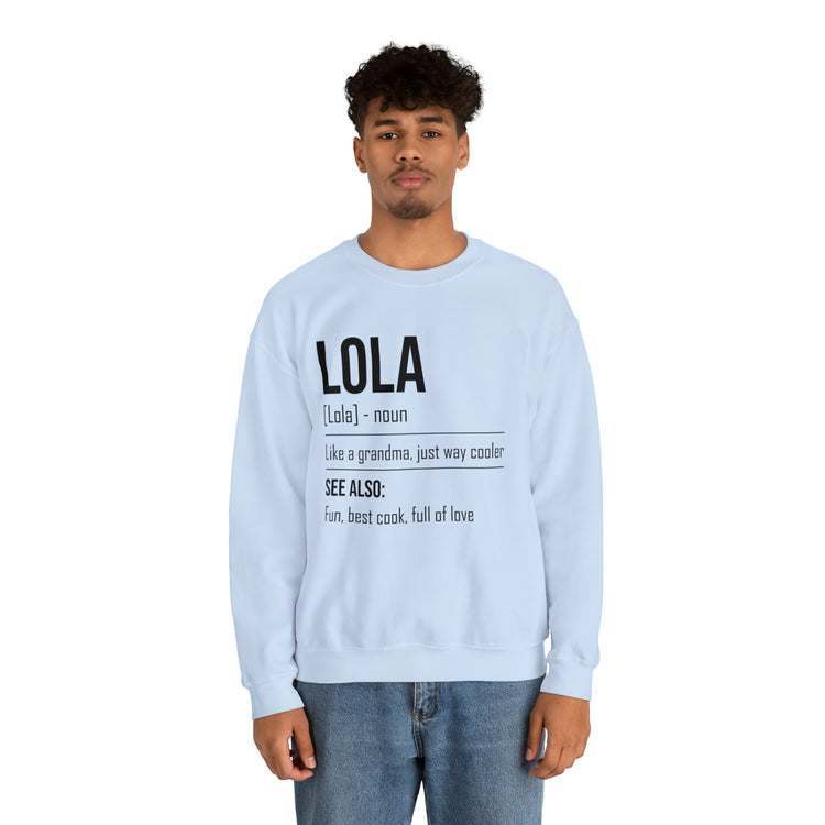 Hilarious Lola's Grandmother Nan Nanny Filipinos Moms Nanna Unisex Crewneck Sweatshirt