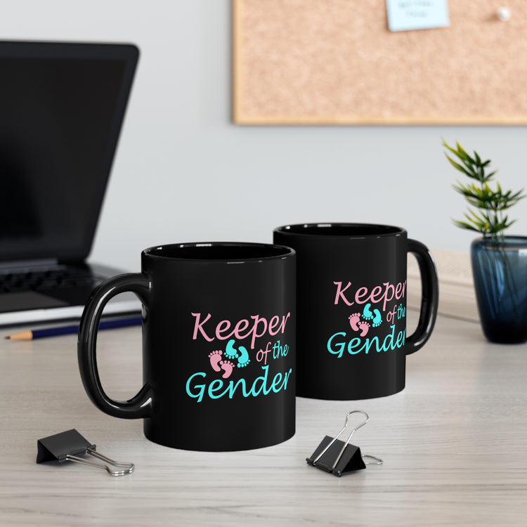 Keeper of The Gender Black mug 11oz