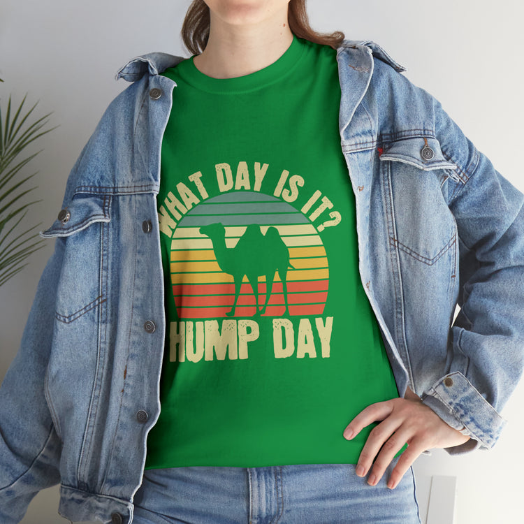 Shirt Funny Vintage Is It Hump Day Week Of Labour Memorable Graphic Nostalgic Classic T-Shirt Unisex Heavy Cotton Tee