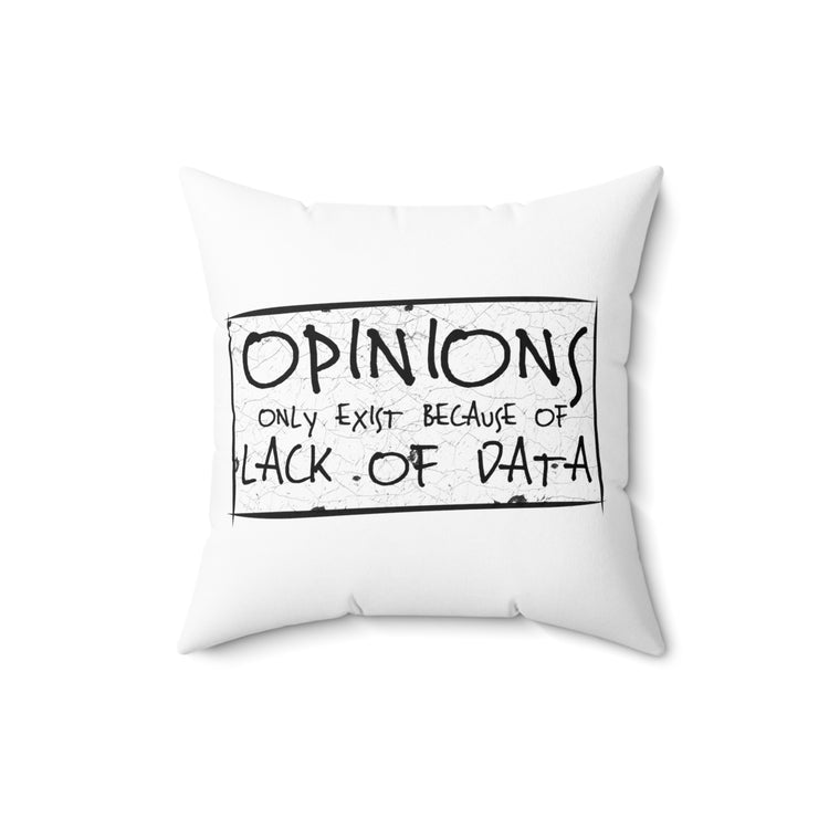 Novelty Psychoanalyst Statistics Database Analytical Spun Polyester Square Pillow