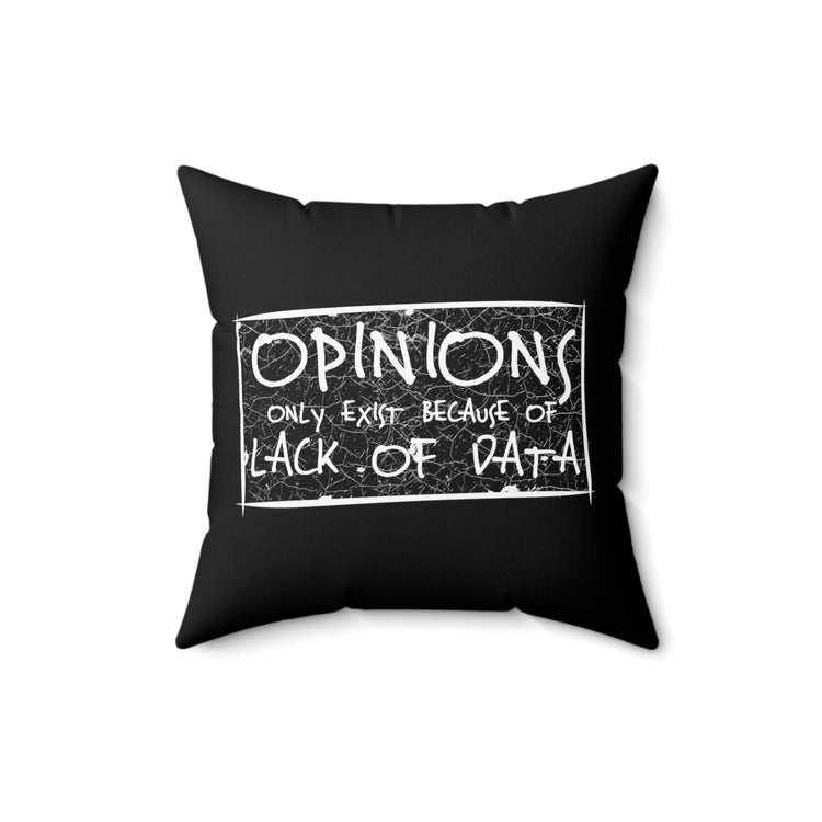 Novelty Psychoanalyst Statistics Database Analytical Workbook Worksheet Arithmetic Spun Polyester Square Pillow