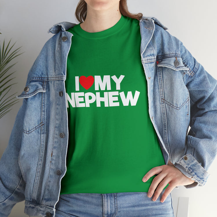 Shirt Funny Loving My Grandnephew Aunts Saying Nephew Meaningful Gift Love Family Pride T-Shirt Unisex Heavy Cotton Tee