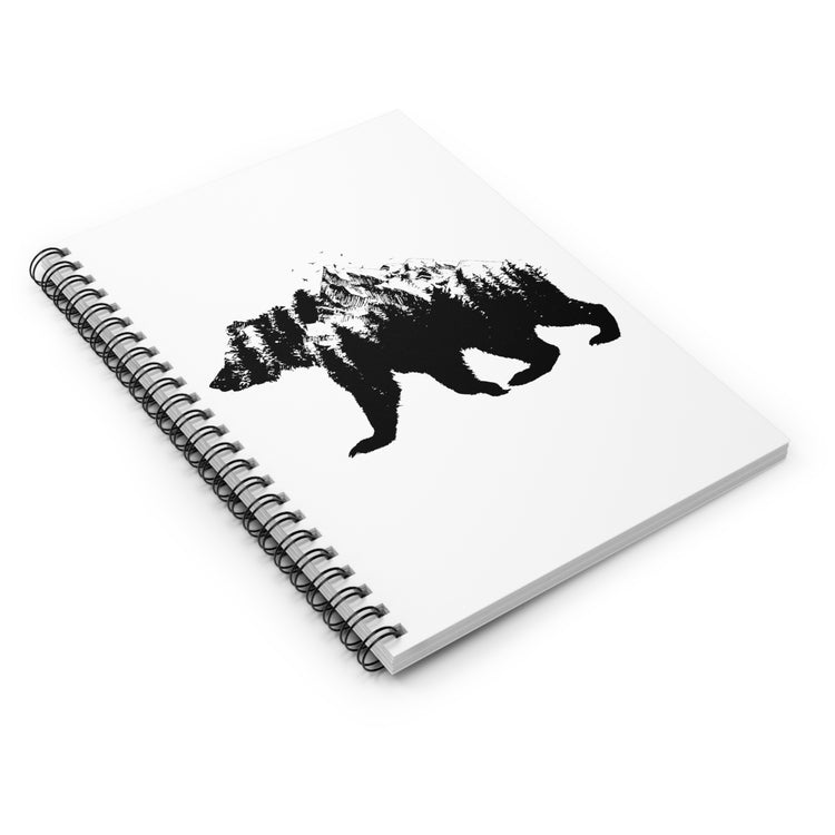 Spiral Notebook Novelty Bear National Park Hilarious SayingsFor Camping Hiking Travel