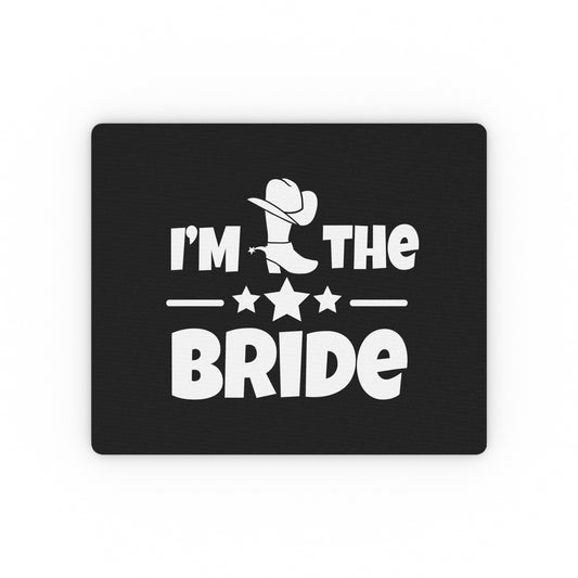 Humorous Countryside Weddings Bachelorettes Bride Engagement Rectangular Mouse Pad