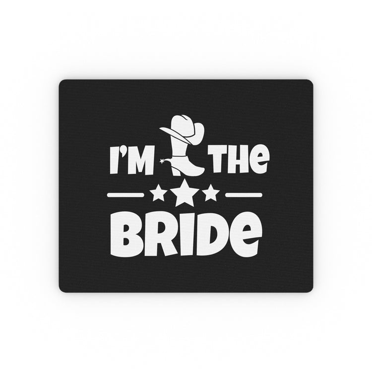 Humorous Countryside Weddings Bachelorettes Bride Engagement Rectangular Mouse Pad