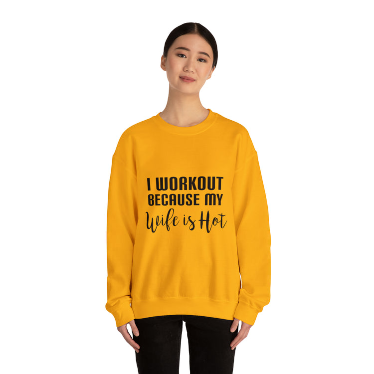 Novelty Gym Fitness Quote Men Women Gift Funny Workout Unisex Crewneck Sweatshirt