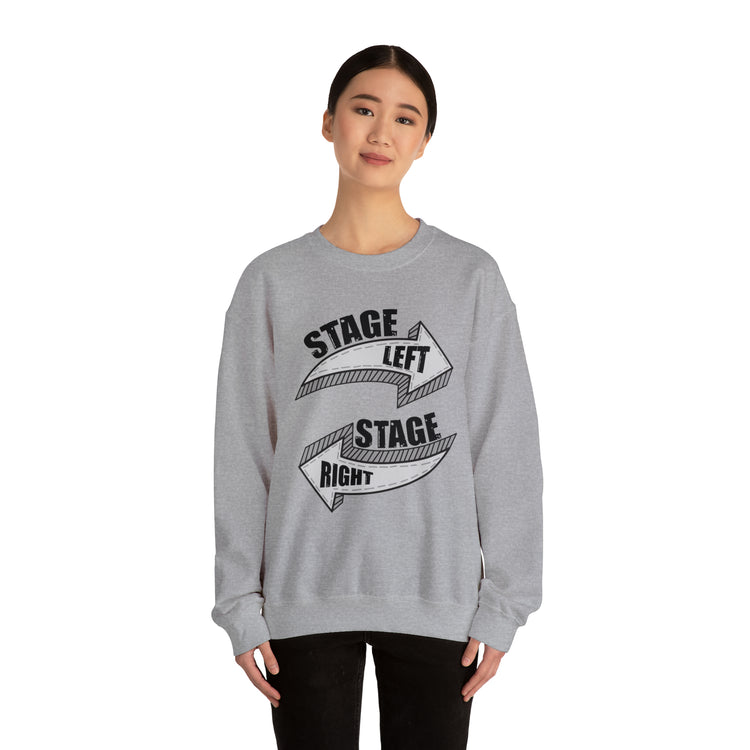 Novelty Dramatic Arts Actors Mockery Statements Gag Unisex Crewneck Sweatshirt