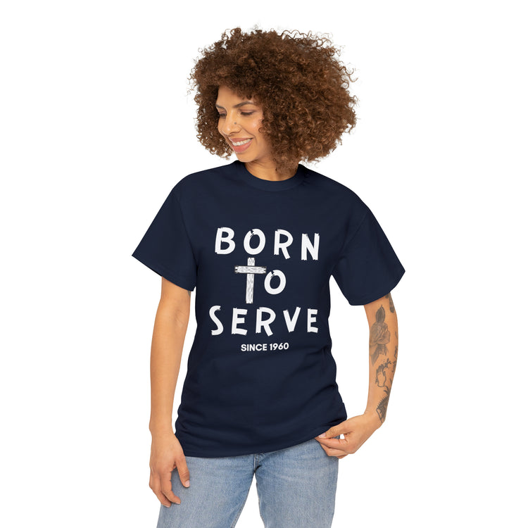 Shirt Funny Foreordained To Serve 1960 Pastors Church Christian T-Shirt Unisex Heavy Cotton Tee