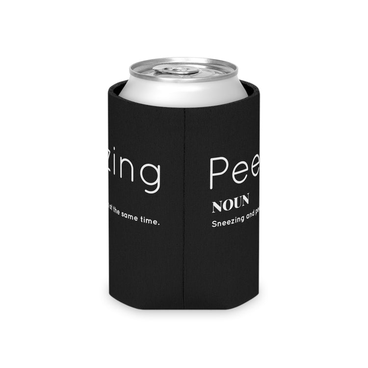 Funny Peezing Definition Baby Bump Can Cooler