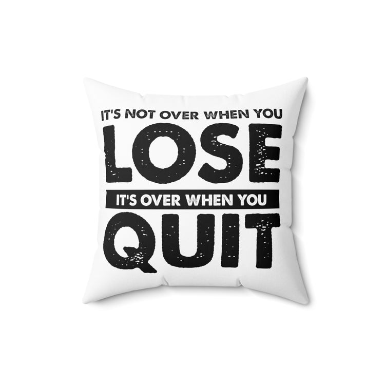 Novelty Inspirational CEO Uplifting Messages Entrepreneurs Spun Polyester Square Pillow