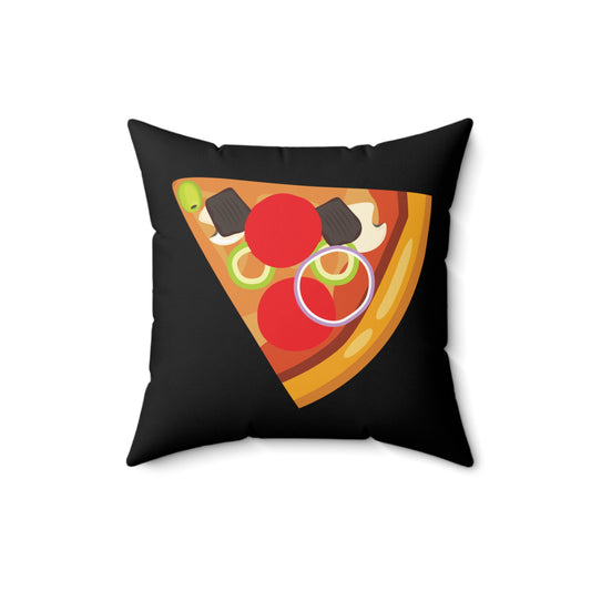 Mommy and Me Shirts Matching Pizza Slice Father Daughter Son Matching Clothing Spun Polyester Square Pillow