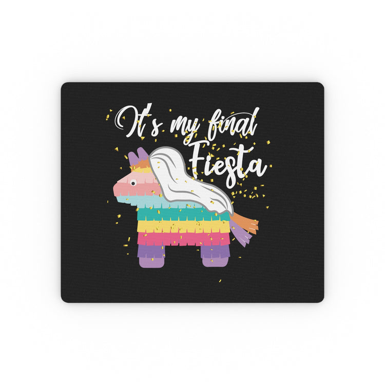 Let's Get Smashed It's My Final Fiesta Team Bride | Cinco de Mayo | Bridesmaid  Rectangular Mouse Pad