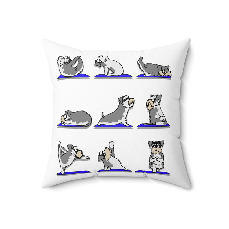 Hilarious Meditating Reflexologist Reflexology Lover Spun Polyester Square Pillow