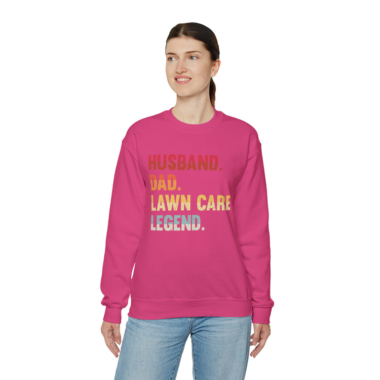 Hilarious Grass Cutting Lawn Mover Lawnmower Enthusiast Unisex Crewneck Sweatshirt