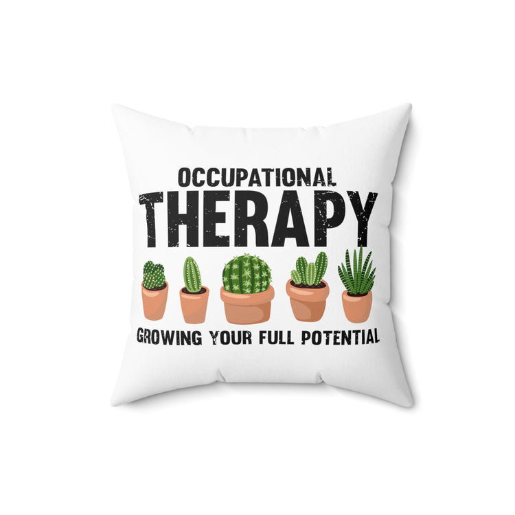 Hilarious Succa Succulent Home Gardening Horticulture Spun Polyester Square Pillow