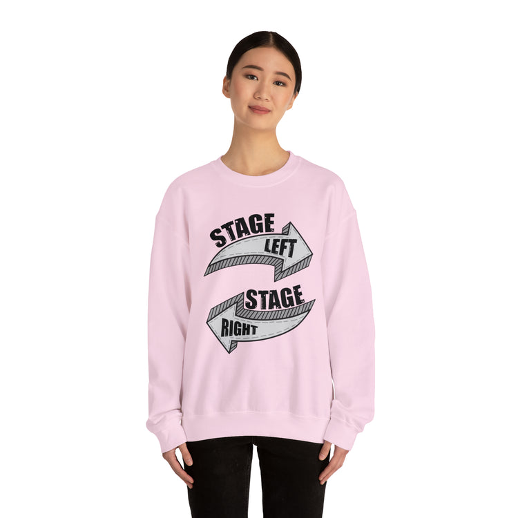 Novelty Dramatic Arts Actors Mockery Statements Gag Unisex Crewneck Sweatshirt