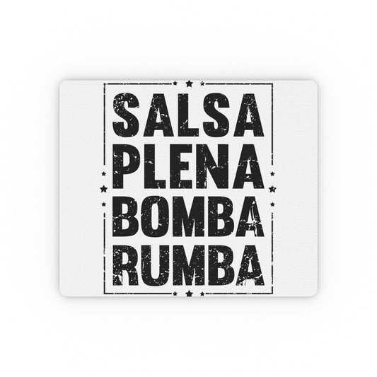 Humorous Dancing Danseuse Merengue Bachata Cumbia Lover Rectangular Mouse Pad