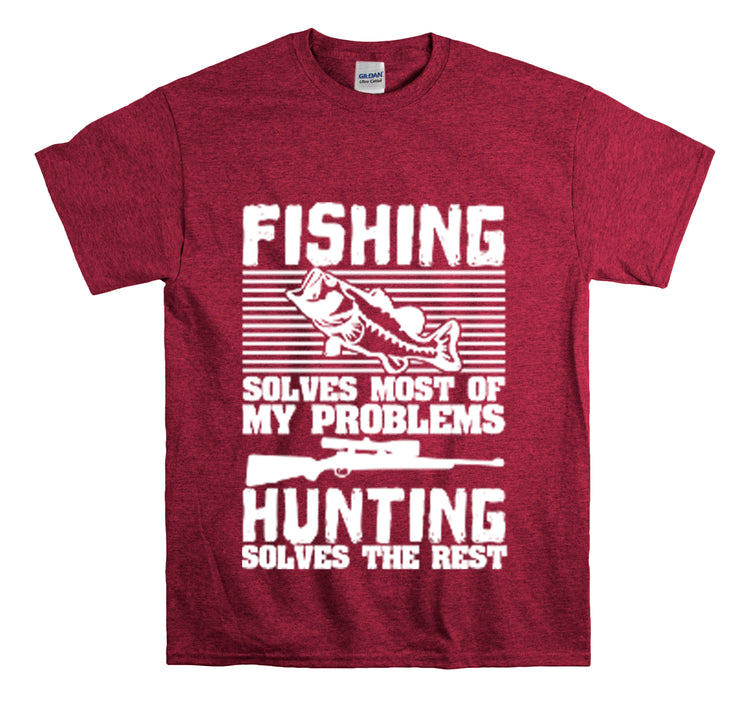 Buy Hunting and Fishing T-shirt, Funny Fishing and Hunting Tee