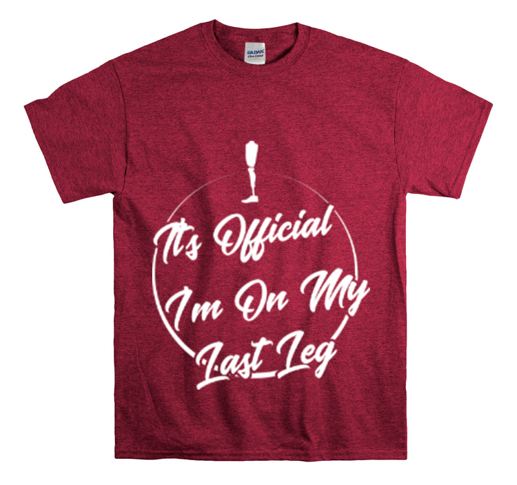 Shirt Funny I'm Left With My Leg Amputee Injured Person Disability T-Shirt Unisex Heavy Cotton Tee