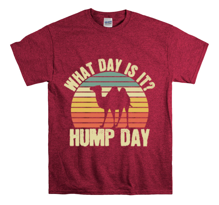 Shirt Funny Vintage Is It Hump Day Week Of Labour Memorable Graphic Nostalgic Classic T-Shirt Unisex Heavy Cotton Tee