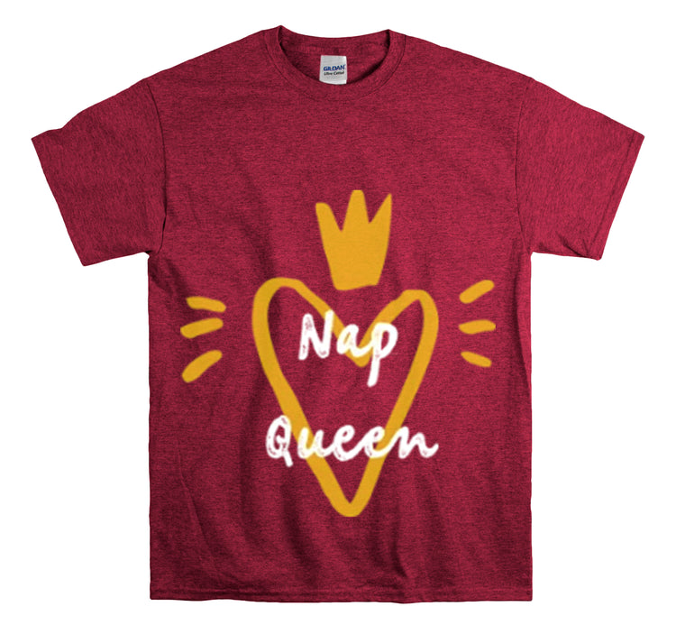 Shirt Funny Nap Queen Bedtime Sleepyhead Hilarious Relaxation Shirt T-Shirt Unisex Heavy Cotton Tee