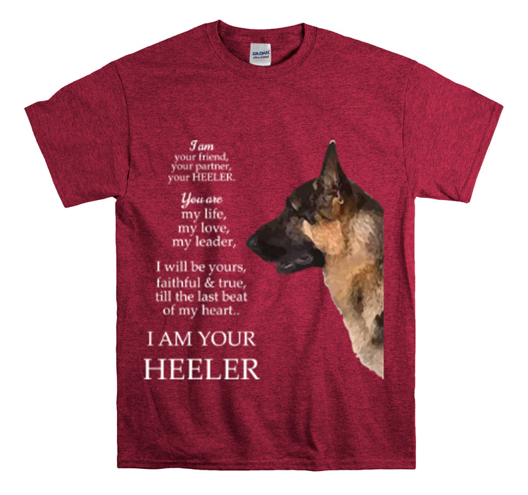 Shirt Funny I'm Your Friend & Heeler Dog Lover Pet Owner Canine T-Shirt Unisex Heavy Cotton Tee