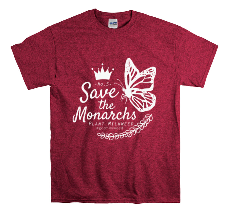 Shirt Funny The Monarchs Milkweed Plant Butterflies Butterflies Garden Nectar Planting T-Shirt Unisex Heavy Cotton Tee