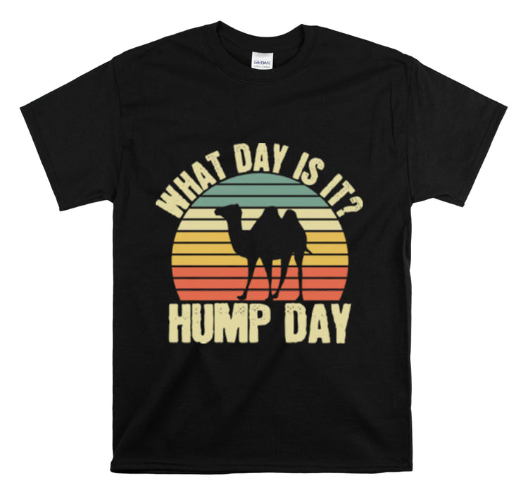 Shirt Funny Vintage Is It Hump Day Week Of Labour Memorable Graphic Nostalgic Classic T-Shirt Unisex Heavy Cotton Tee