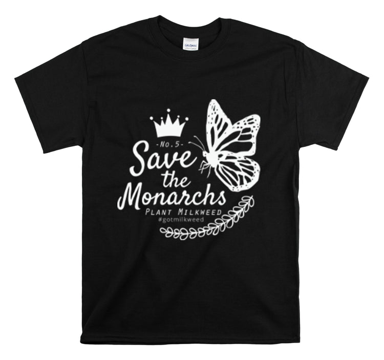 Shirt Funny The Monarchs Milkweed Plant Butterflies Butterflies Garden Nectar Planting T-Shirt Unisex Heavy Cotton Tee