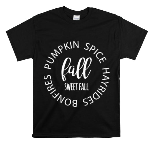 Shirt Funny Fall Sweet Fall Thanksgiving Activities Relaxation T-shirt Unisex Heavy Cotton Tee