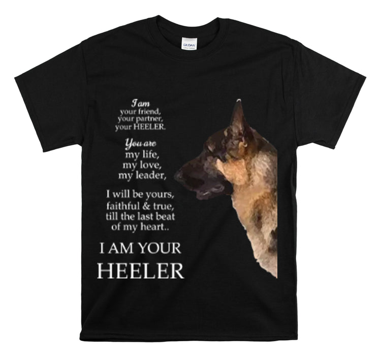 Shirt Funny I'm Your Friend & Heeler Dog Lover Pet Owner Canine T-Shirt Unisex Heavy Cotton Tee