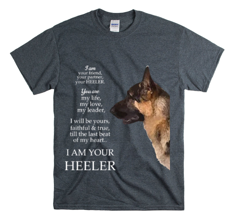 Shirt Funny I'm Your Friend & Heeler Dog Lover Pet Owner Canine T-Shirt Unisex Heavy Cotton Tee