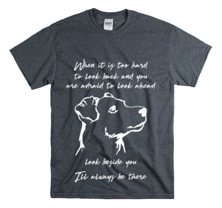 Shirt Funny Yellow Labradors Dog's Loyalty Unconditional Love Quote -Shirt Unisex Heavy Cotton Tee