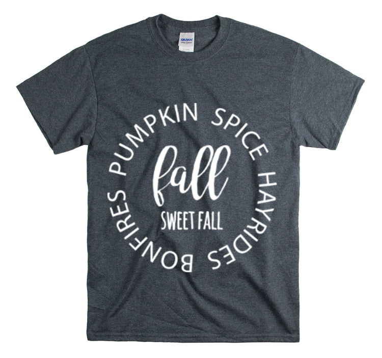 Shirt Funny Fall Sweet Fall Thanksgiving Activities Relaxation T-shirt Unisex Heavy Cotton Tee