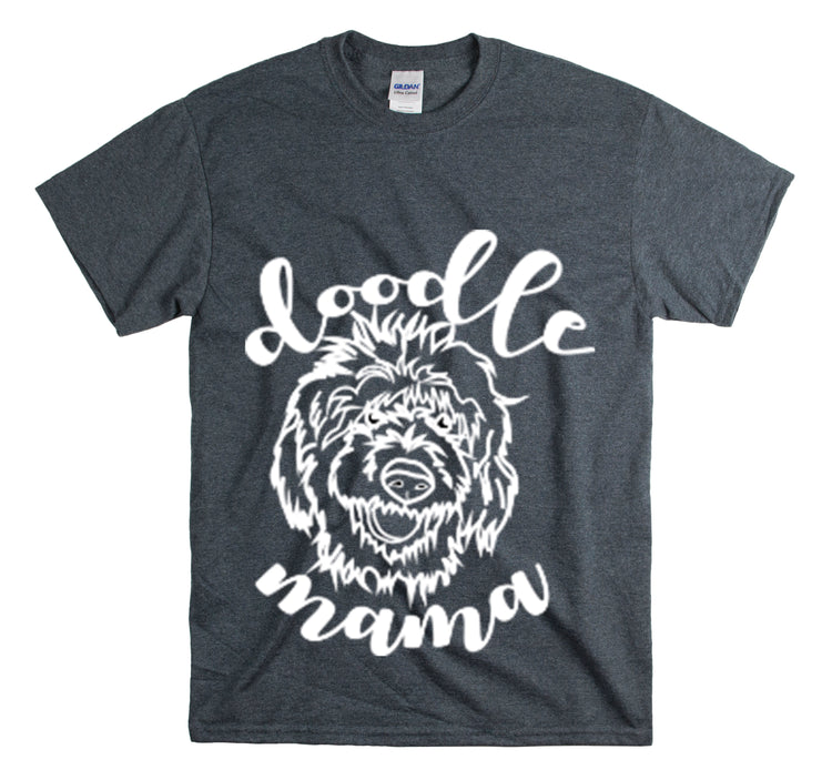 Shirt Funny Doodle Mama Paws and Play Furry Friend Dog Owner Lover T-Shirt Unisex Heavy Cotton Tee