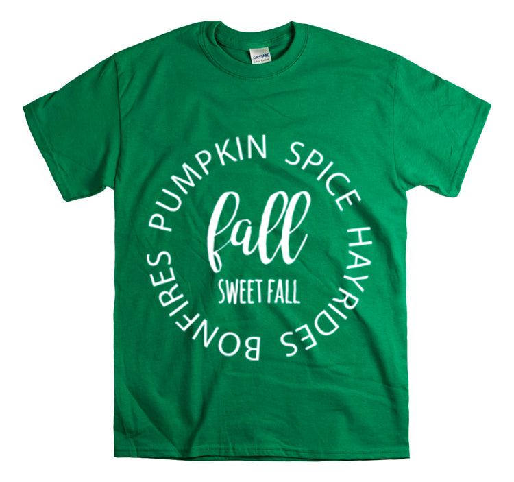 Shirt Funny Fall Sweet Fall Thanksgiving Activities Relaxation T-shirt Unisex Heavy Cotton Tee