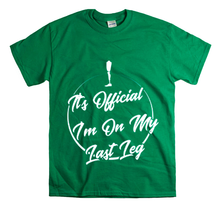 Shirt Funny I'm Left With My Leg Amputee Injured Person Disability T-Shirt Unisex Heavy Cotton Tee