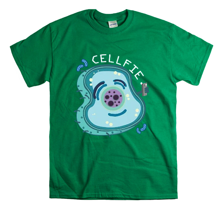 Shirt Hilarious Unique Cellfie Cell Physics Teachers Science Teacher biology physiology T-Shirt Unisex Heavy Cotton Tee