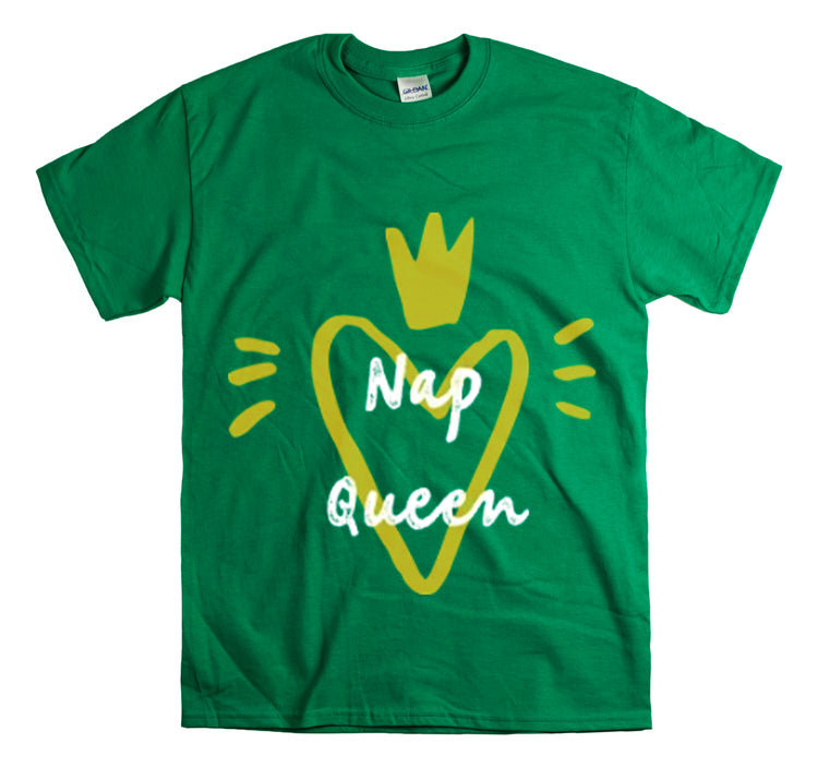 Shirt Funny Nap Queen Bedtime Sleepyhead Hilarious Relaxation Shirt T-Shirt Unisex Heavy Cotton Tee