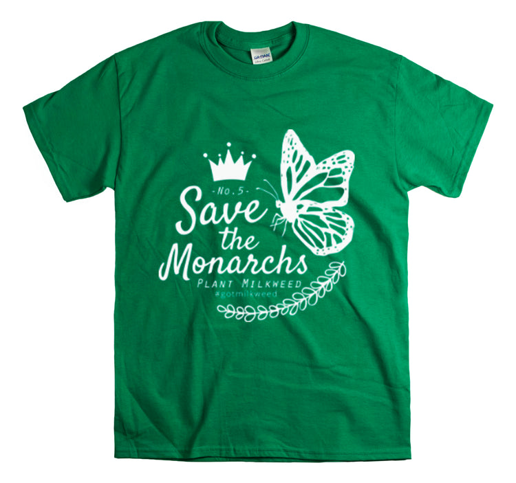 Shirt Funny The Monarchs Milkweed Plant Butterflies Butterflies Garden Nectar Planting T-Shirt Unisex Heavy Cotton Tee