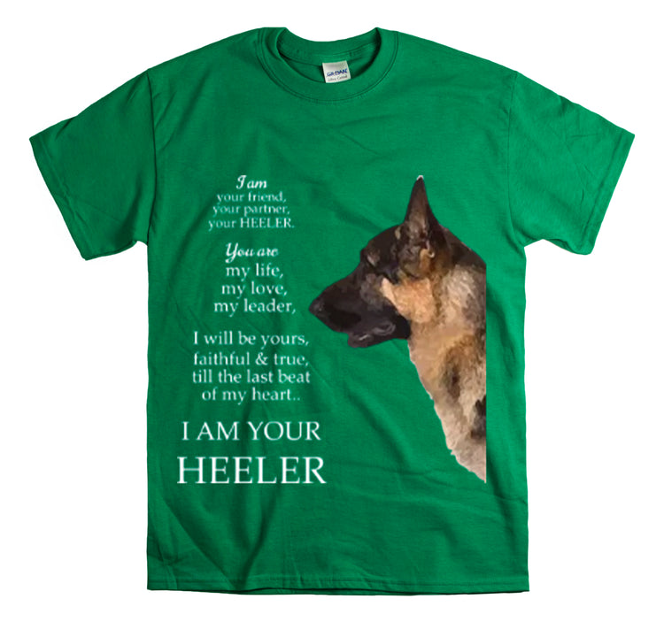 Shirt Funny I'm Your Friend & Heeler Dog Lover Pet Owner Canine T-Shirt Unisex Heavy Cotton Tee