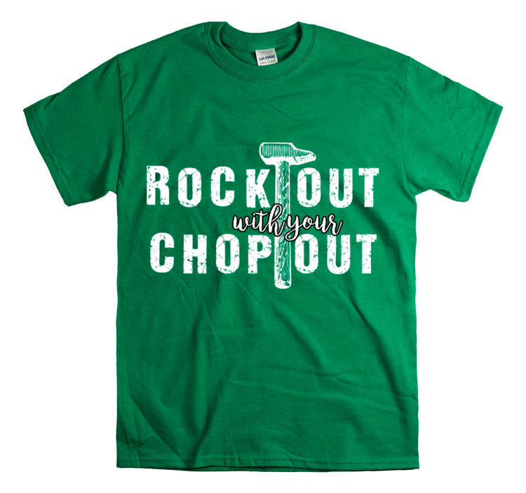 Shirt Funny Rock Out With Your Chop Music Vibes Guitar Enthusiast T-Shirt Unisex Heavy Cotton Tee