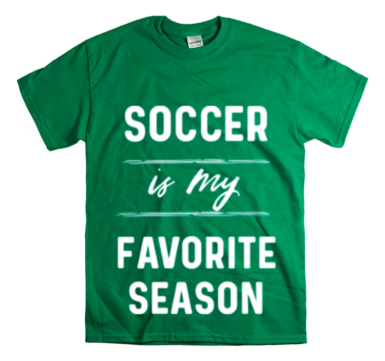 Shirt Funny Soccer Is My Favorite Sport Athlete's Favorite Player T-Shirt Unisex Heavy Cotton Tee