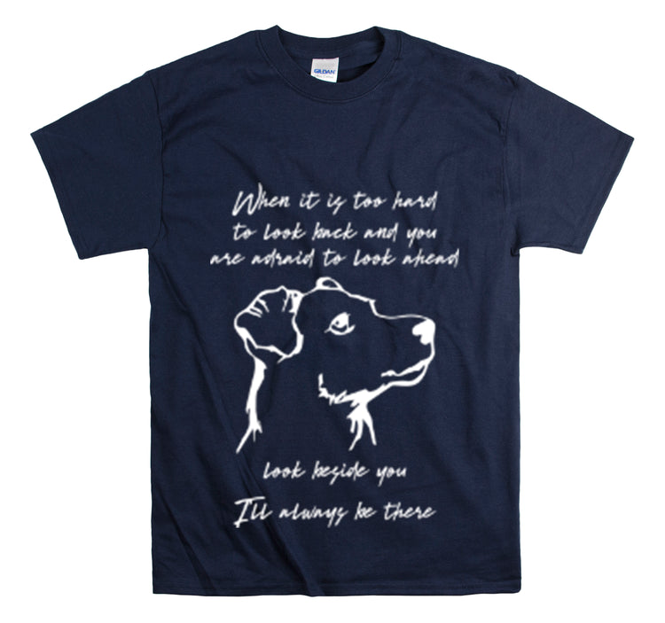 Shirt Funny Yellow Labradors Dog's Loyalty Unconditional Love Quote -Shirt Unisex Heavy Cotton Tee