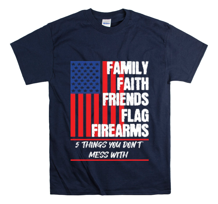 Shirt Vintage Families Faith Friends Servicemen Military Novelty Support Honor Patriotic T-Shirt Unisex Heavy Cotton Tee