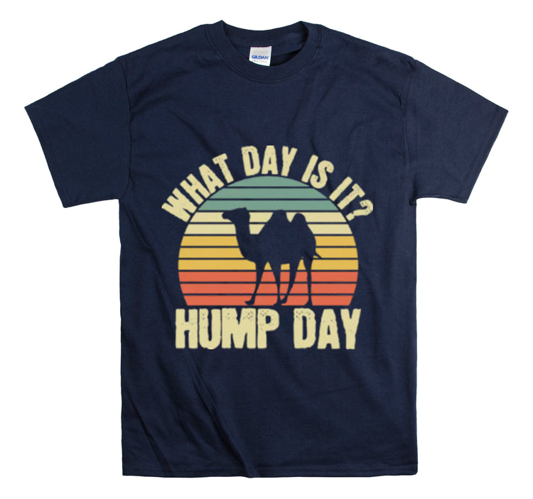 Shirt Funny Vintage Is It Hump Day Week Of Labour Memorable Graphic Nostalgic Classic T-Shirt Unisex Heavy Cotton Tee