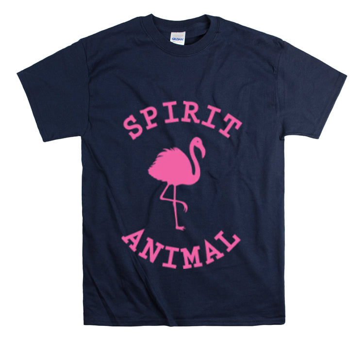 Shirt Funny Spirit Animal Flamingo Bird Lover Wildlife Colorful Hilarious Nature Unique T-Shirt Unisex Heavy Cotton Tee