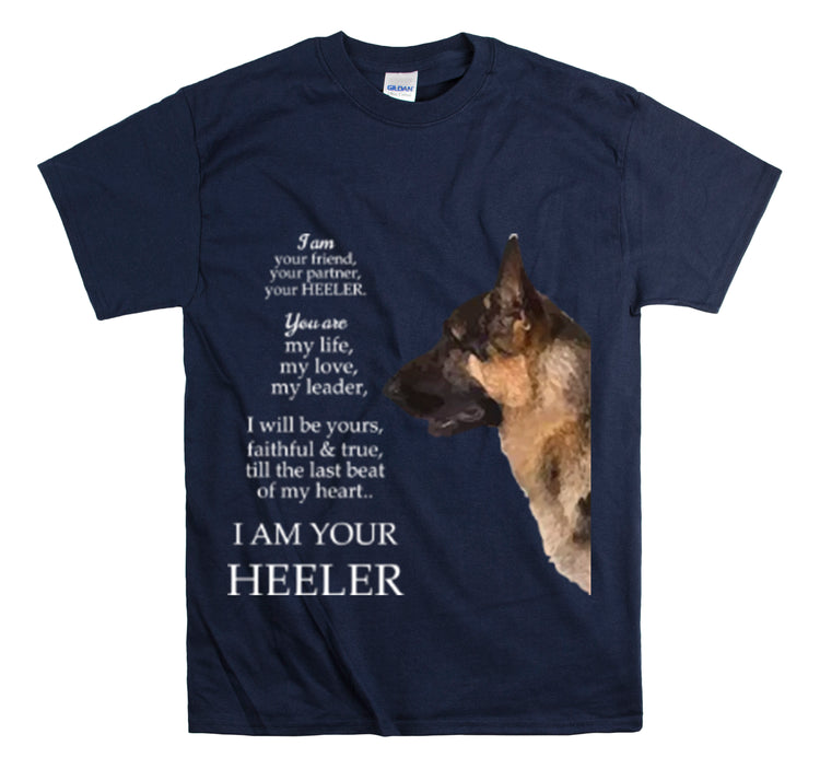 Shirt Funny I'm Your Friend & Heeler Dog Lover Pet Owner Canine T-Shirt Unisex Heavy Cotton Tee